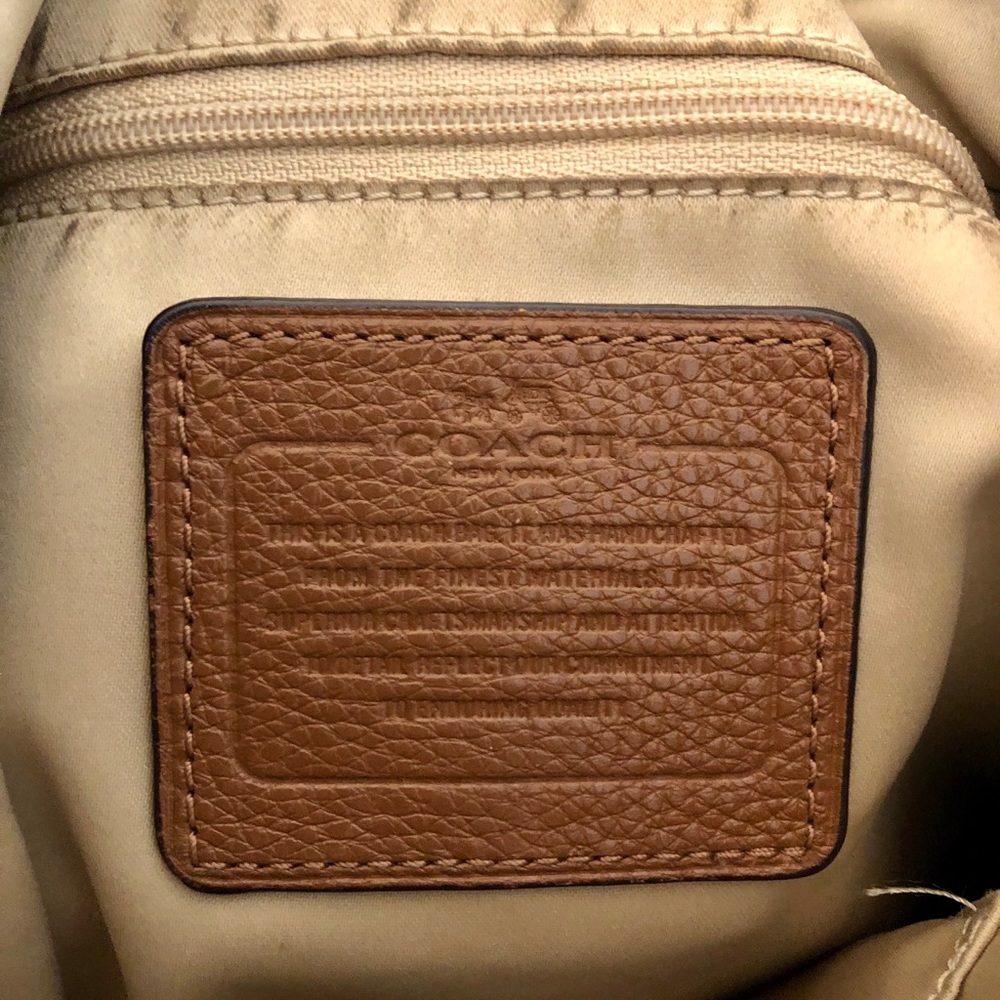 Beautiful brown Coach leather bag - Picture 7 of 8